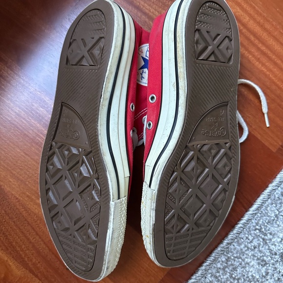 Converse chuck taylor high top red sneaker women us 9.5 - Picture 5 of 8